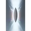 Afrique Tecnolumen Applique Murale Acier Inoxydable, 2 Lumieres