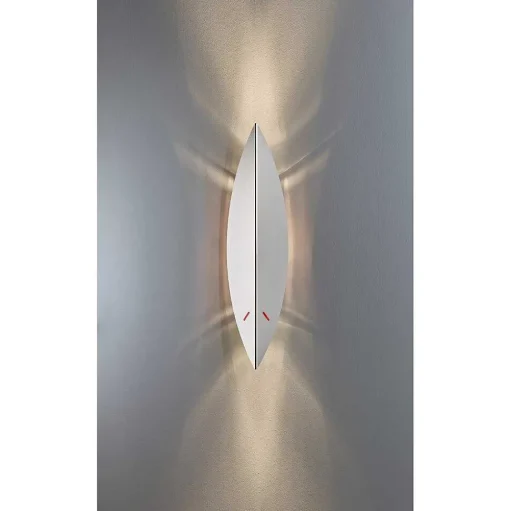 Afrique Tecnolumen Applique Murale Acier Inoxydable, 2 Lumieres