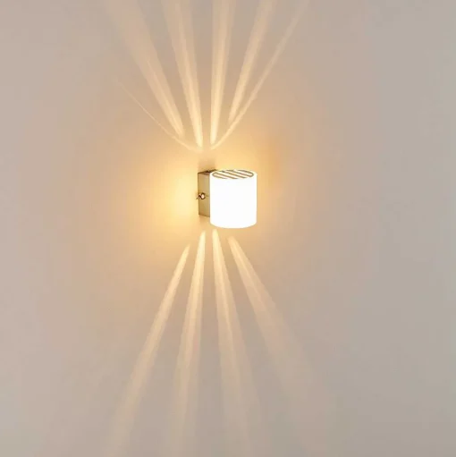 Applique Bamako Nickel Mat, 1 Lumiere