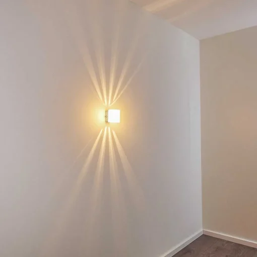 Applique Bamako Nickel Mat, 1 Lumiere