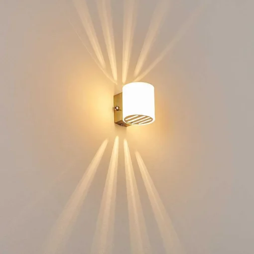 Applique Bamako Nickel Mat, 1 Lumiere
