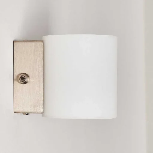 Applique Bamako Nickel Mat, 1 Lumiere