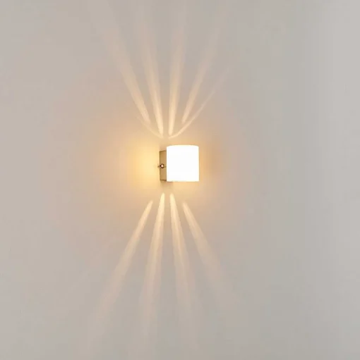 Applique Bamako Nickel Mat, 1 Lumiere
