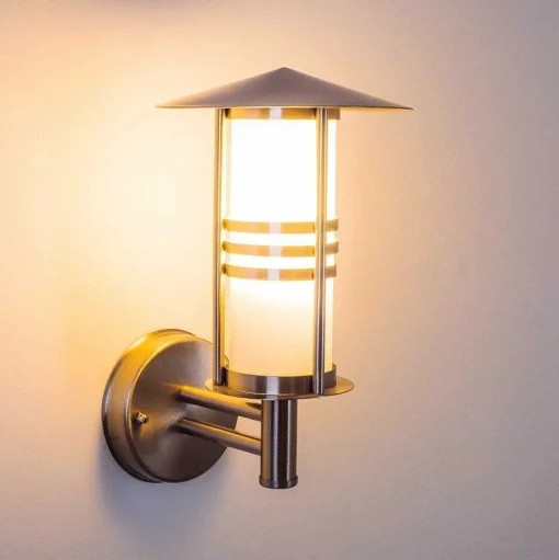 Applique Exterieure Forli Acier Inoxydable, 1 Lumiere