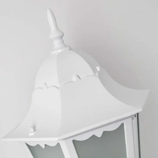 Applique Exterieure Hongkong Blanc, 1 Lumiere