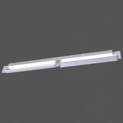 Applique Murale / Plafonnier Paul Neuhaus Q-Matteo Led Aluminium, 2 Lumieres, Telecommandes