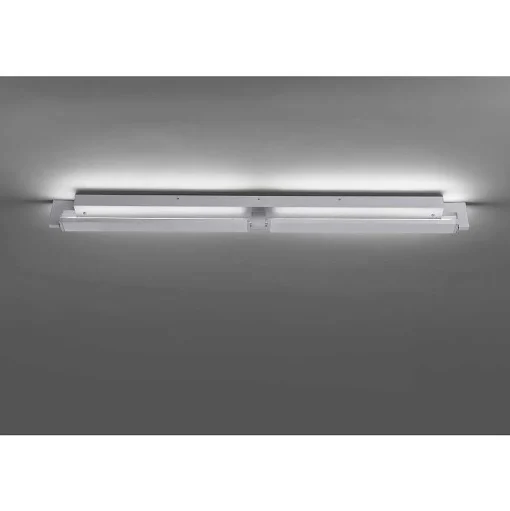Applique Murale / Plafonnier Paul Neuhaus Q-Matteo Led Aluminium, 2 Lumieres, Telecommandes