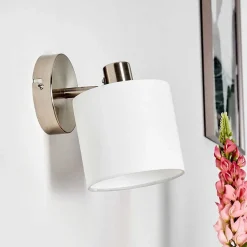 Applique Murale Alsen Nickel Mat, 1 Lumiere