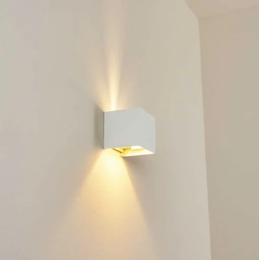 Applique Murale Badajoz Blanc, 1 Lumiere
