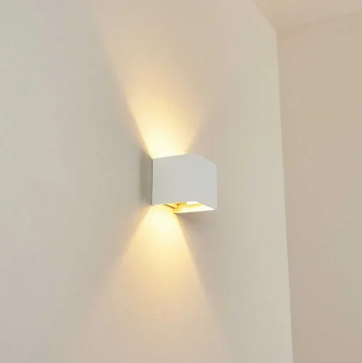 Applique Murale Badajoz Blanc, 1 Lumiere