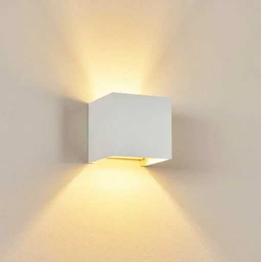 Applique Murale Badajoz Blanc, 1 Lumiere
