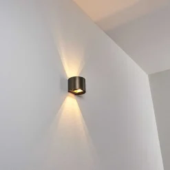 Applique Murale Badajoz Led Brun, 1 Lumiere