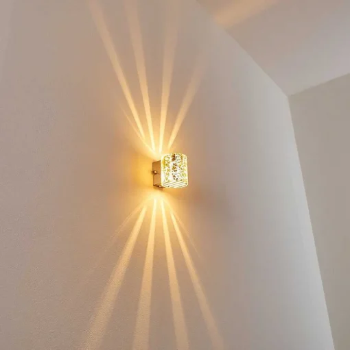 Applique Murale Bamako Nickel Mat, 1 Lumiere