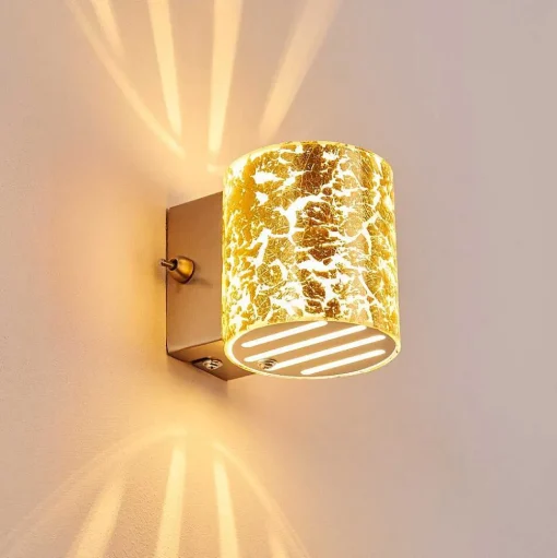 Applique Murale Bamako Nickel Mat, 1 Lumiere