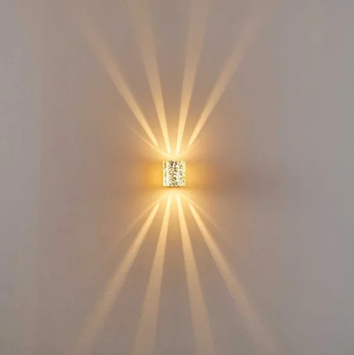 Applique Murale Bamako Nickel Mat, 1 Lumiere