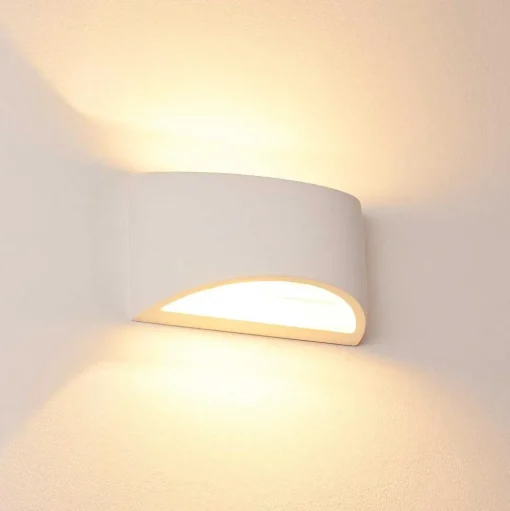 Applique Murale Braslo Blanc, 1 Lumiere
