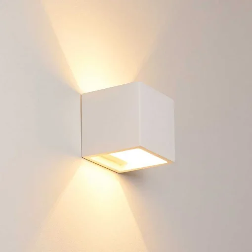 Applique Murale Braslo Blanc, 1 Lumiere