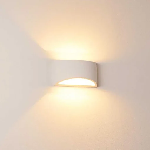 Applique Murale Braslo Blanc, 1 Lumiere