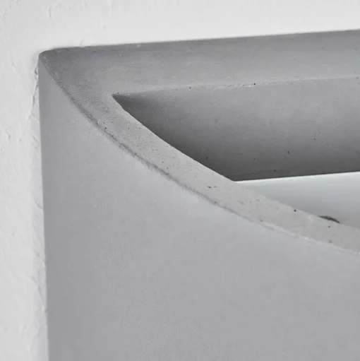 Applique Murale Braslo Gris, 1 Lumiere