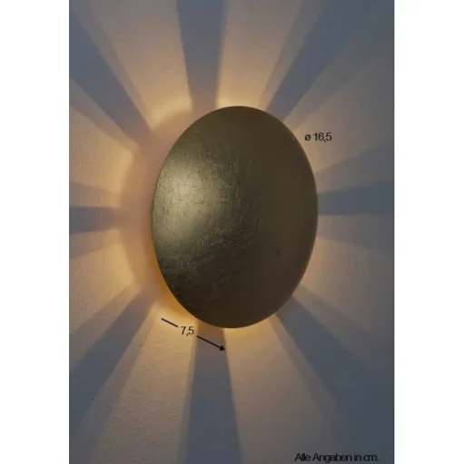 Applique Murale Brilliant Sunset Or, 1 Lumiere