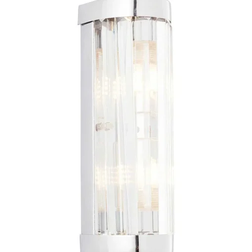 Applique Murale Brillliant Lemont Argente, 2 Lumieres