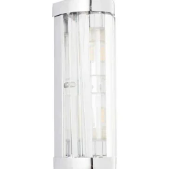 Applique Murale Brillliant Lemont Argente, 2 Lumieres