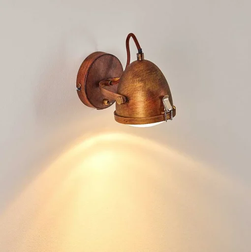 Applique Murale Butikon Rouille, 1 Lumiere