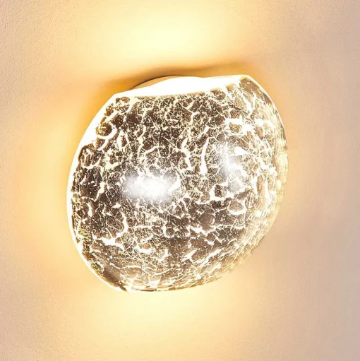 Applique Murale Concha Blanc, 1 Lumiere
