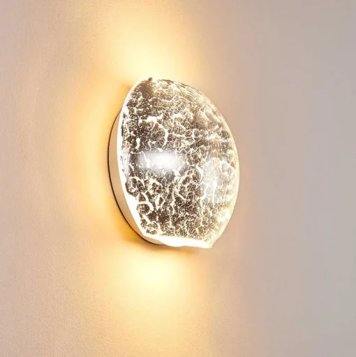 Applique Murale Concha Blanc, 1 Lumiere