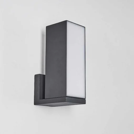 Applique Murale D'Exterieur Swanek Led Anthracite, 1 Lumiere