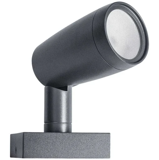 Applique Murale D'Exterieur Ledvance Garden Spot Gris, 1 Lumiere, Changeur De Couleurs