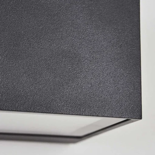 Applique Murale D'Exterieur Spidern Led Anthracite, 1 Lumiere, Changeur De Couleurs