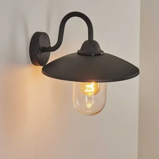 Applique Murale D'Exterieur Cadeade Anthracite, 1 Lumiere