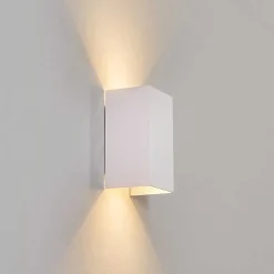 Applique Murale D'Exterieur Tamarin Led Blanc, 1 Lumiere