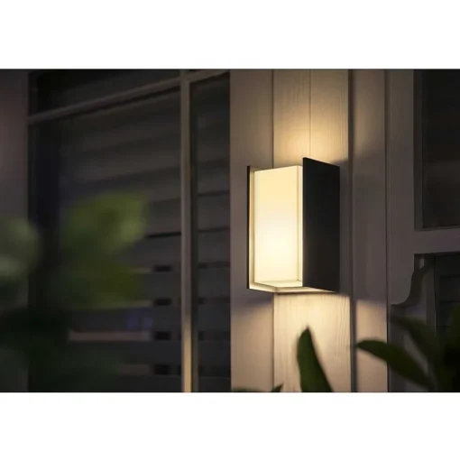 Applique Murale D'Exterieur Set X 2 Philips Hue Turaco Led Anthracite, 1 Lumiere