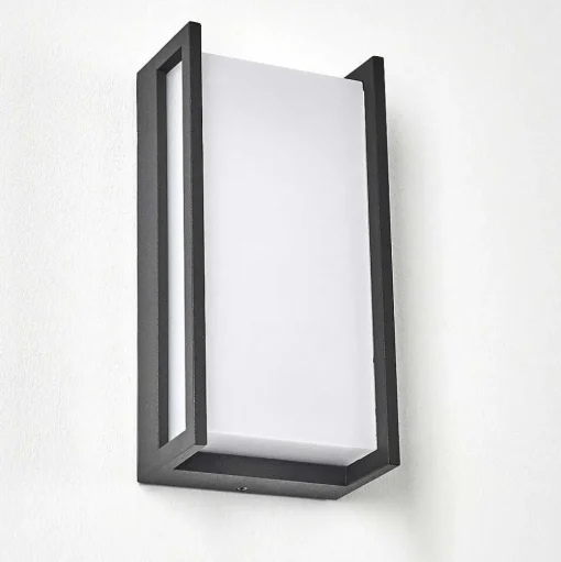 Applique Murale D'Exterieur Skove Led Anthracite, 1 Lumiere