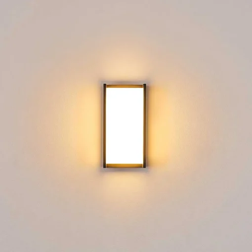 Applique Murale D'Exterieur Skove Led Anthracite, 1 Lumiere