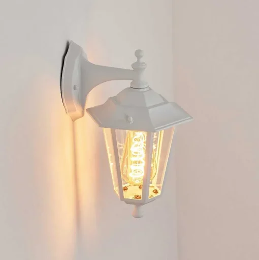 Applique Murale D'Exterieur Valtimo Blanc, 1 Lumiere