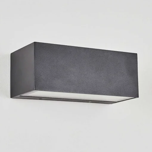 Applique Murale D'Exterieur Spidern Led Anthracite, 1 Lumiere, Changeur De Couleurs