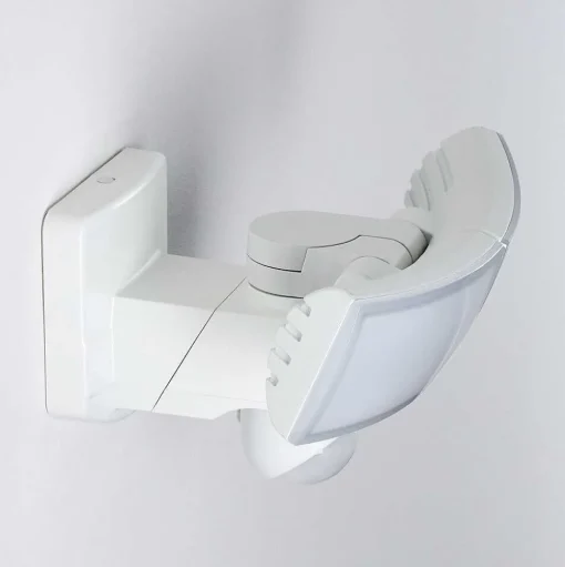 Applique Murale D'Exterieur Foroyar Led Blanc, 2 Lumieres, Detecteur De Mouvement