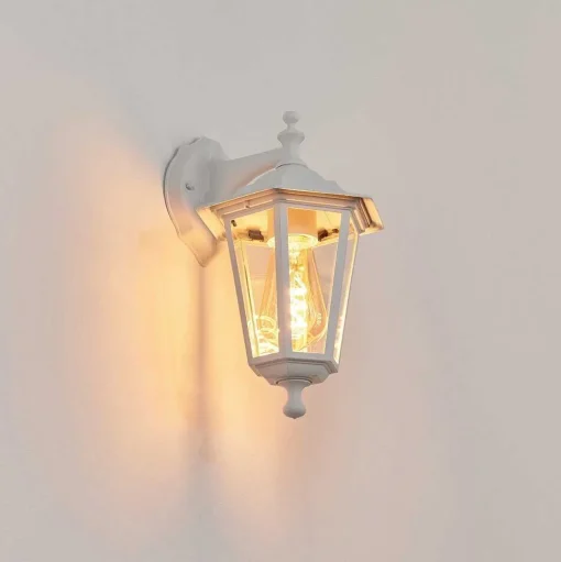 Applique Murale D'Exterieur Valtimo Blanc, 1 Lumiere