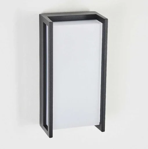 Applique Murale D'Exterieur Skove Led Anthracite, 1 Lumiere, Changeur De Couleurs