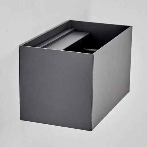 Applique Murale D'Exterieur Tamarin Led Anthracite, 1 Lumiere