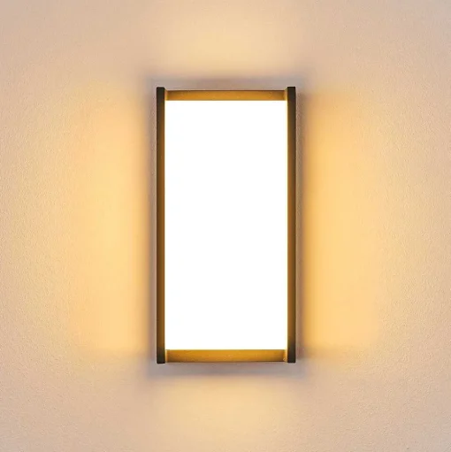 Applique Murale D'Exterieur Skove Led Anthracite, 1 Lumiere