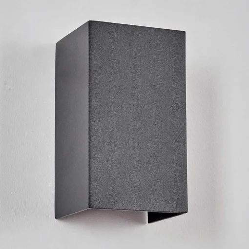 Applique Murale D'Exterieur Tamarin Led Anthracite, 1 Lumiere