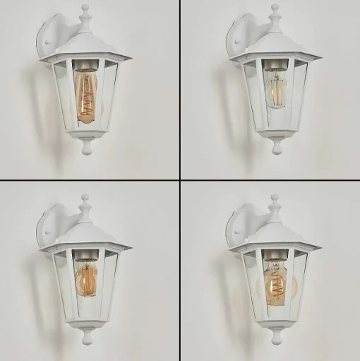 Applique Murale D'Exterieur Valtimo Blanc, 1 Lumiere