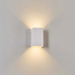 Applique Murale D'Exterieur Tamarin Led Blanc, 1 Lumiere