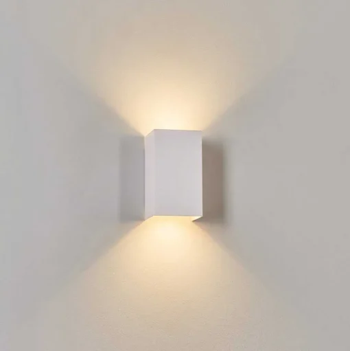 Applique Murale D'Exterieur Tamarin Led Blanc, 1 Lumiere