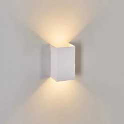 Applique Murale D'Exterieur Tamarin Led Blanc, 1 Lumiere