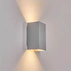 Applique Murale D'Exterieur Tamarin Led Gris, 1 Lumiere
